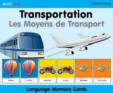 Language Memory Cards - Transportation