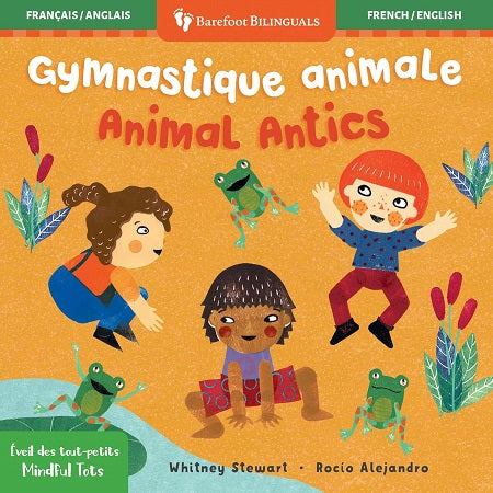 Mindful Tots: Animal Antics (Bilingual Board book)