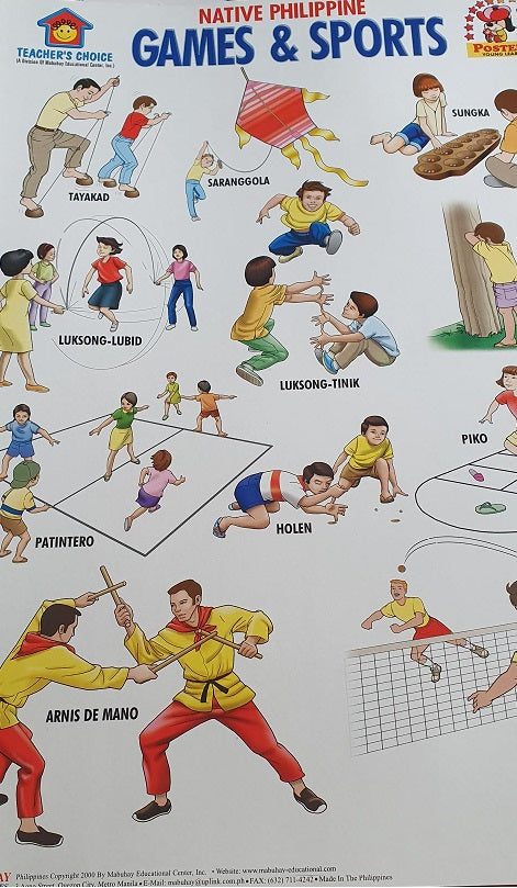 Native Philippine Games &amp; Sports Poster